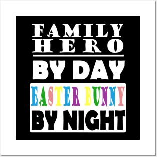 Easter Bunny Easter Gift Father Father's Day Posters and Art